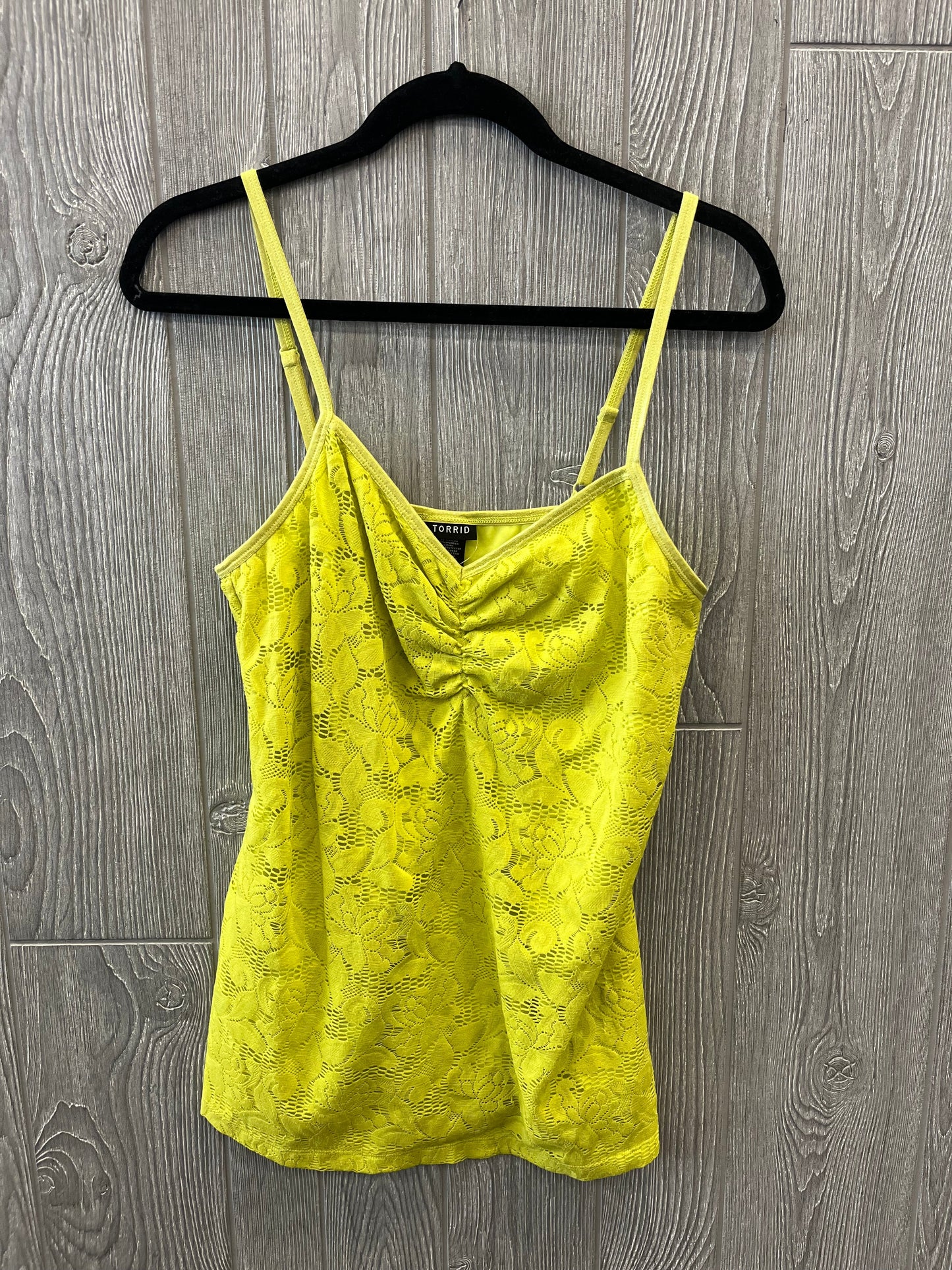 Green Top Sleeveless Torrid, Size 1x