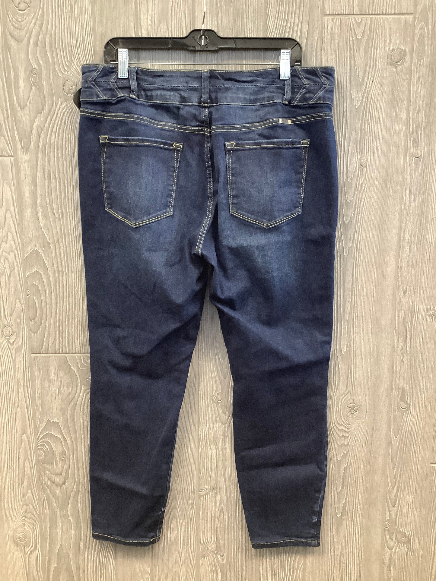 Jeans Straight By Kancan In Blue Denim, Size: 14