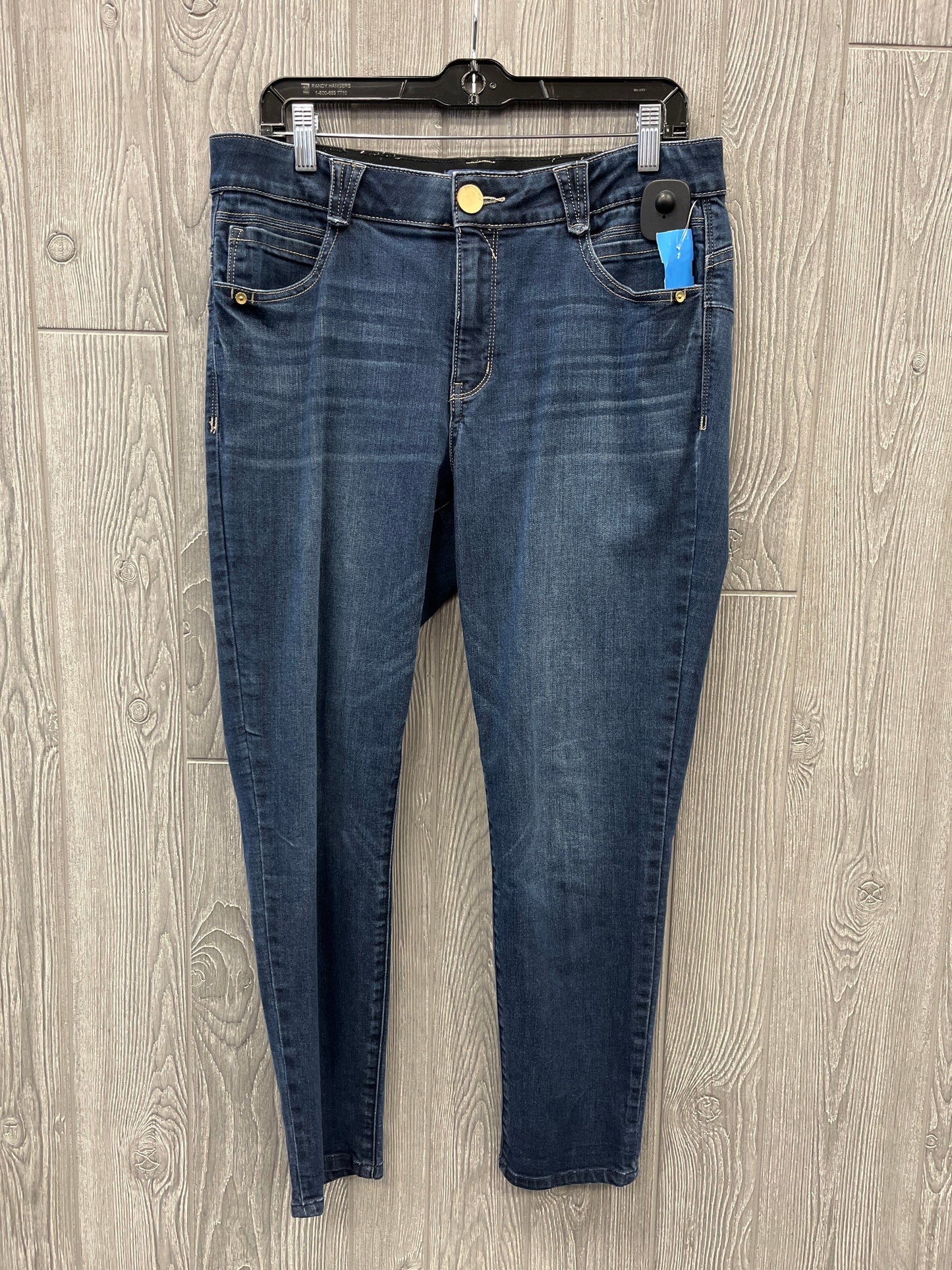 Jeans Skinny By Democracy In Blue Denim, Size: 12