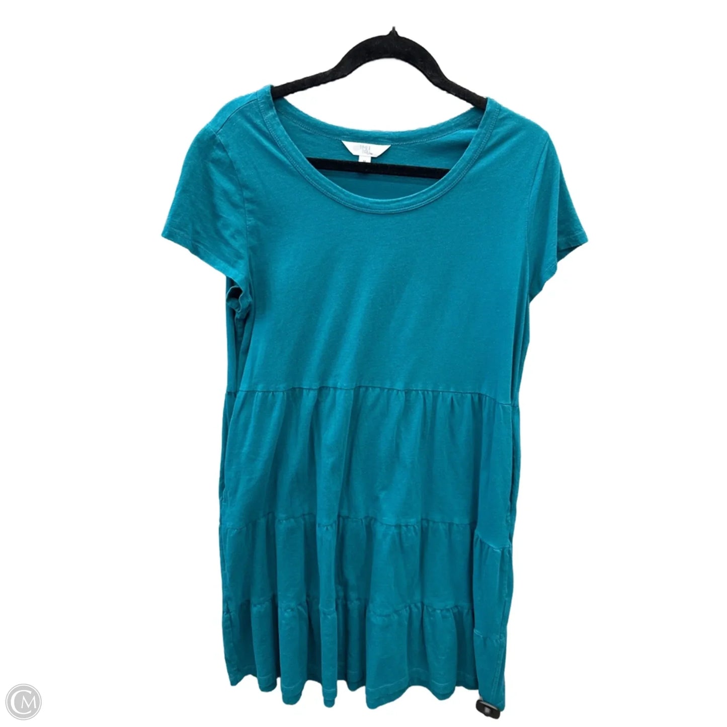 Dress Casual Midi By Time And Tru In Blue, Size: M