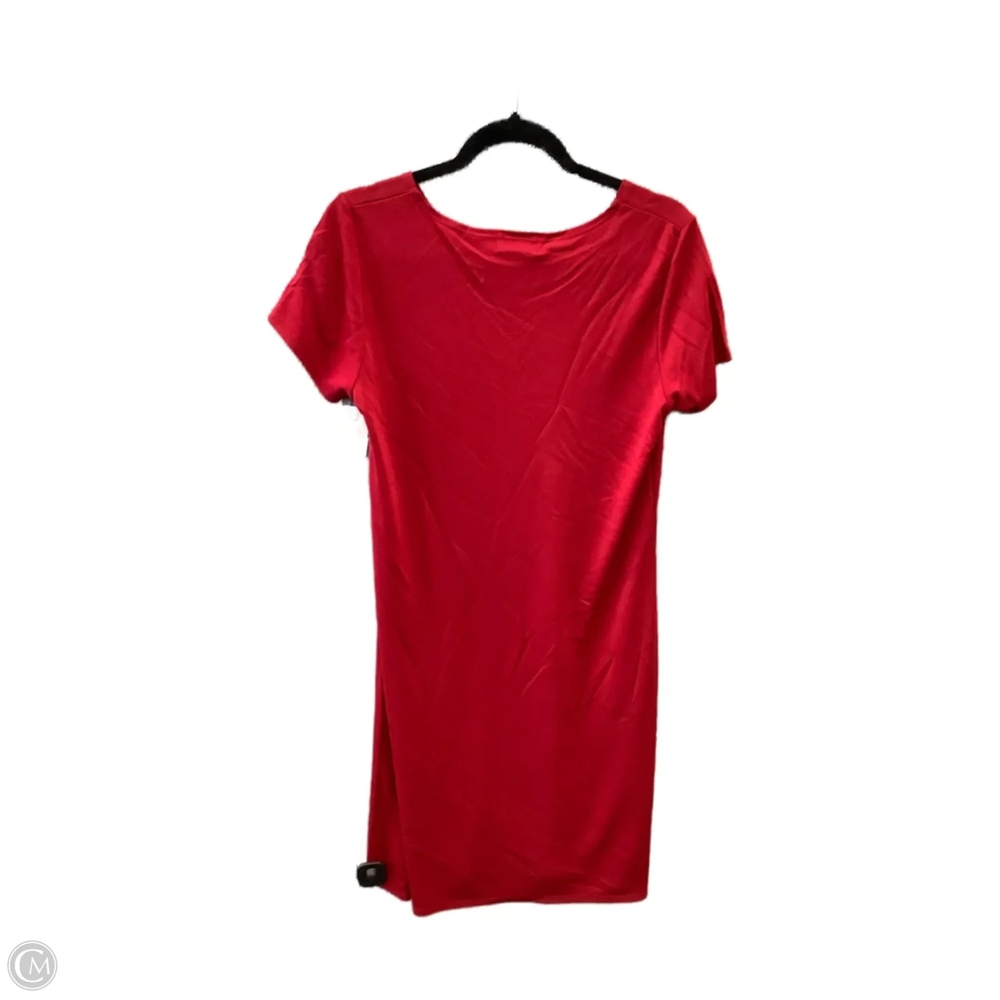 Dress Casual Midi By Liz Claiborne In Red, Size: M