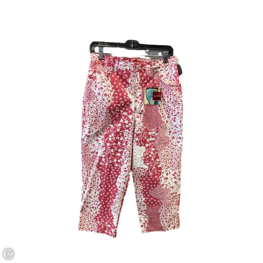 Pants Cropped By Gloria Vanderbilt In Pink, Size: 12