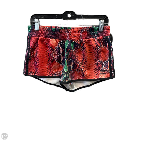 Athletic Shorts By Adidas In Snakeskin Print, Size: M