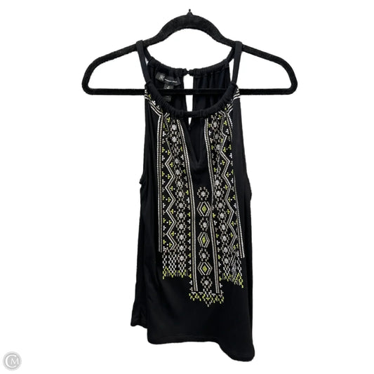 Top Sleeveless By Inc In Black, Size: S
