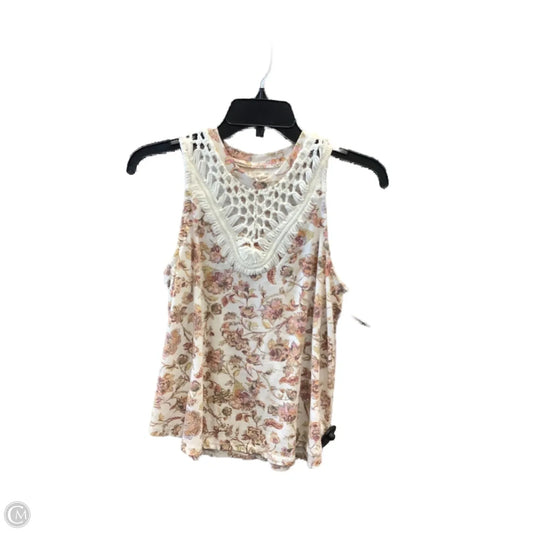 Top Sleeveless By Jones New York In Multi-colored, Size: M