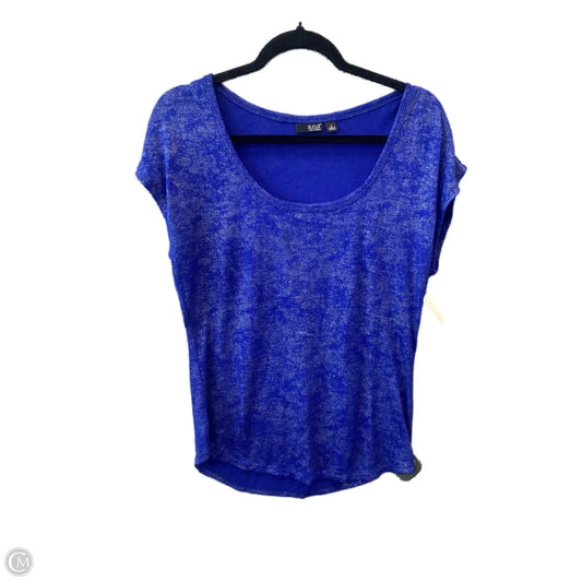 Top Short Sleeve By Ana In Blue, Size: M