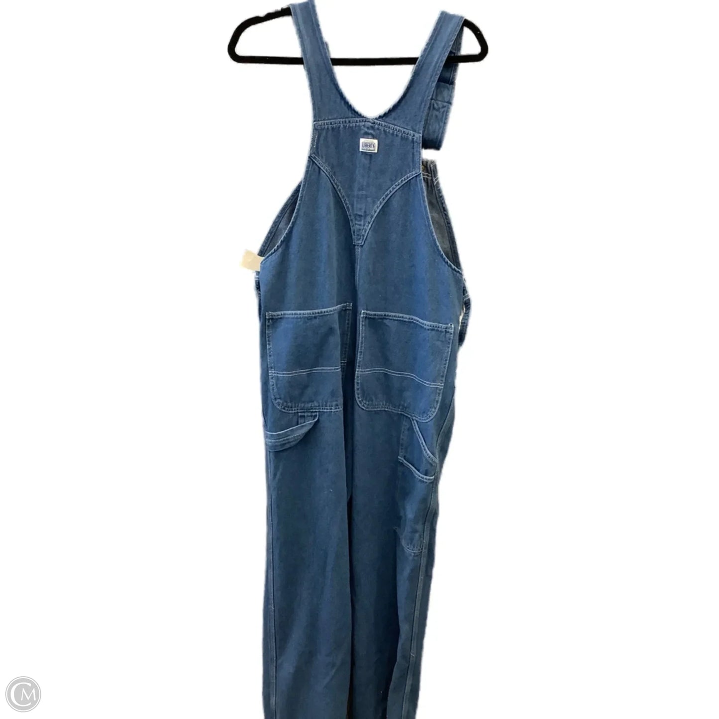 Overalls By Cme In Blue Denim, Size: Xl