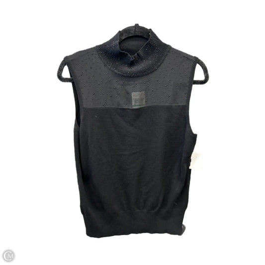 Top Sleeveless By Cable And Gauge In Black, Size: L