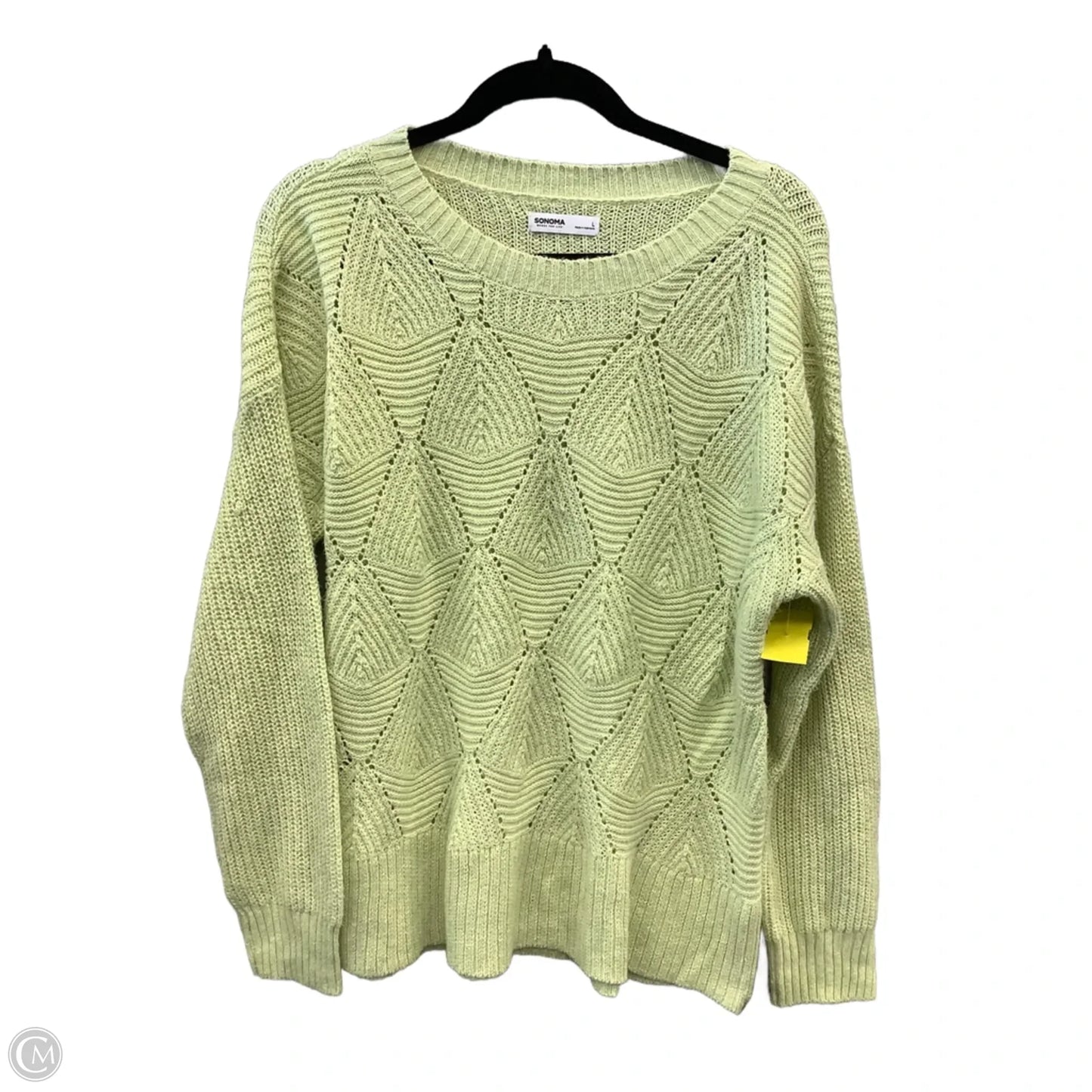Sweater By Sonoma In Green, Size: L