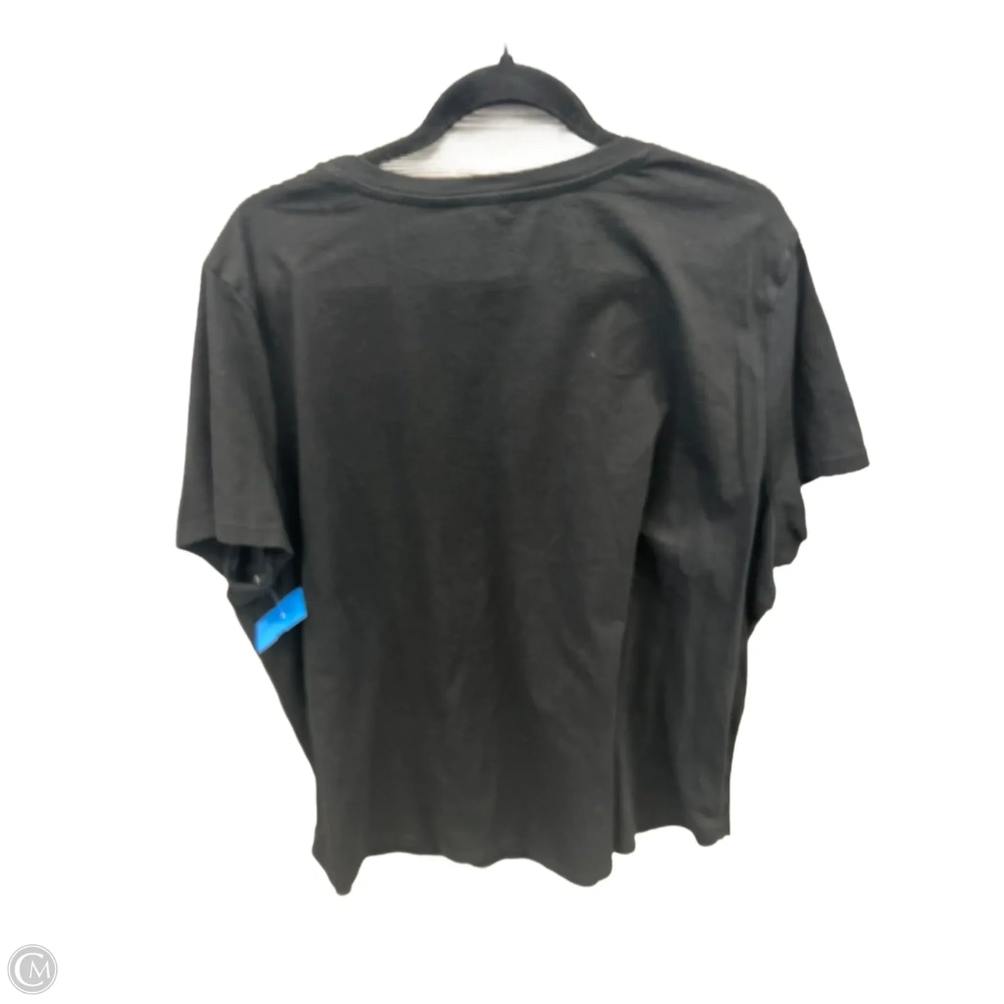 Top Short Sleeve By Maurices In Black, Size: 3x
