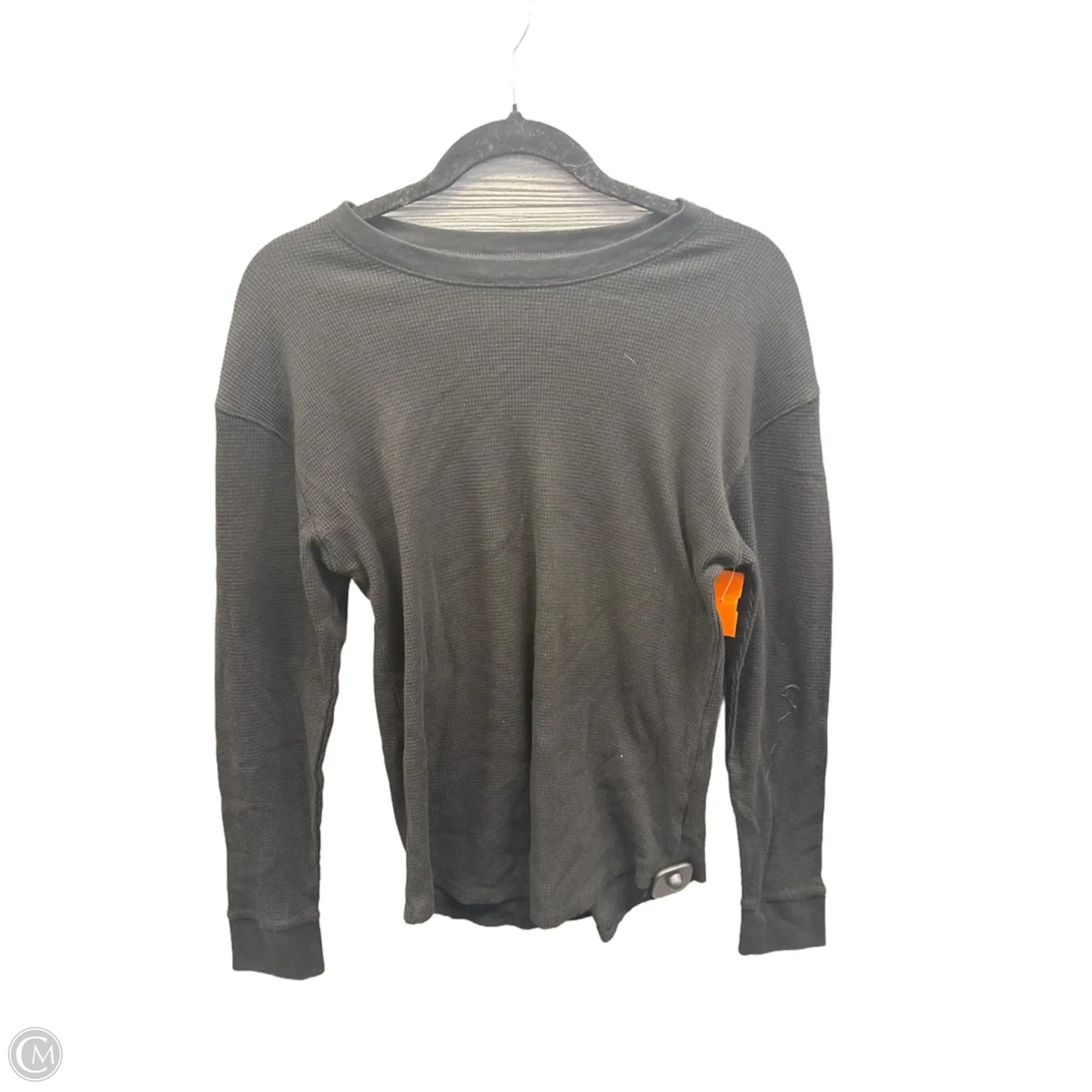 Top Long Sleeve Basic By Time And Tru In Black, Size: L