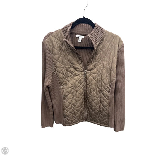 Jacket Other By Croft And Barrow In Brown, Size: Xlp