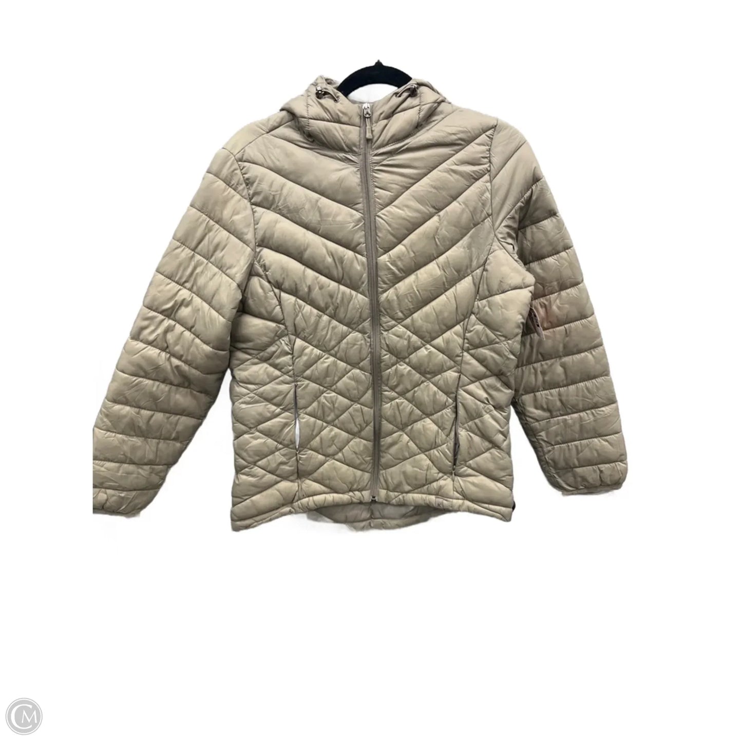 Jacket Puffer & Quilted By Zero Xposure In Brown, Size: M