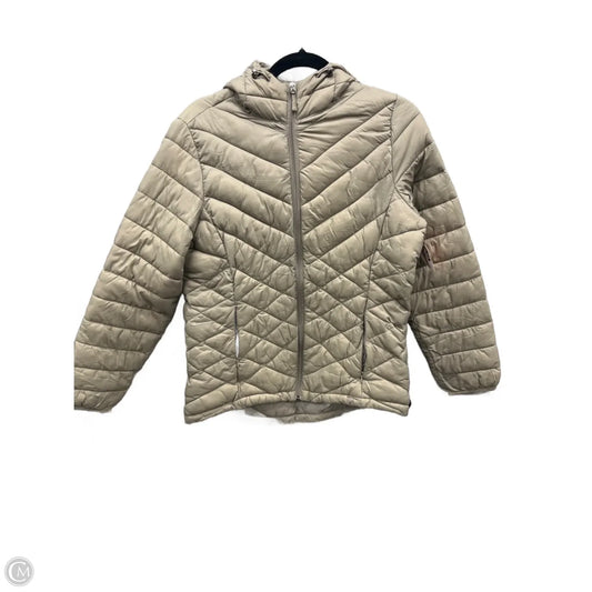 Jacket Puffer & Quilted By Zero Xposure In Brown, Size: M