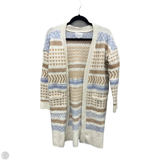 Sweater Cardigan By Pink Rose In Multi-colored, Size: S