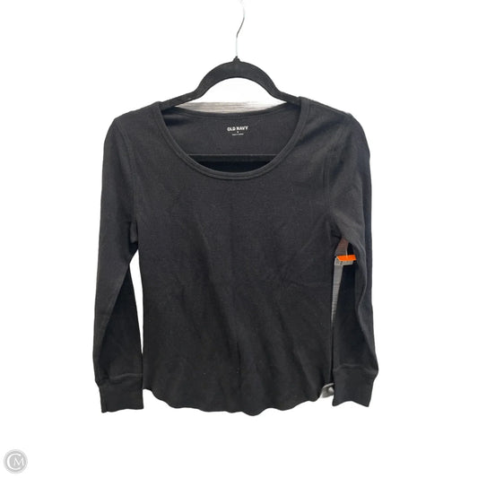 Top Long Sleeve By Old Navy In Black, Size: M