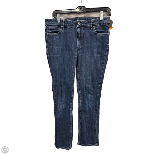 Jeans Straight By Liz Claiborne In Blue Denim, Size: 8