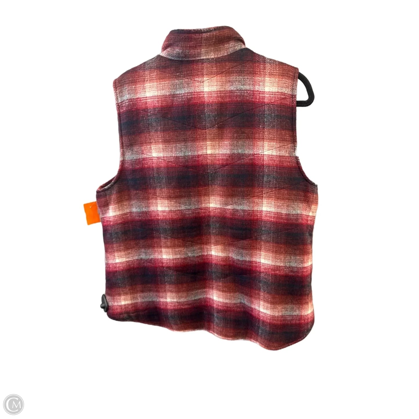 Vest Faux Fur & Sherpa By Christopher And Banks In Plaid Pattern, Size: Xl