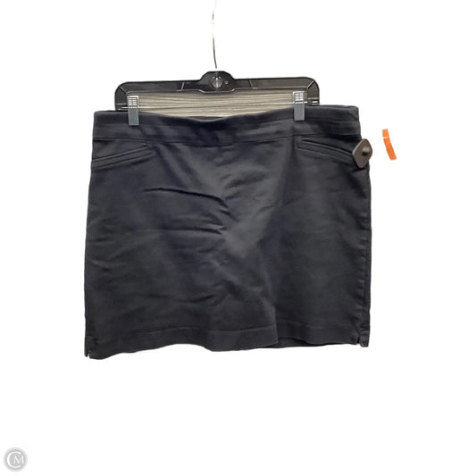 Skirt Mini & Short By Croft And Barrow In Black, Size: 16