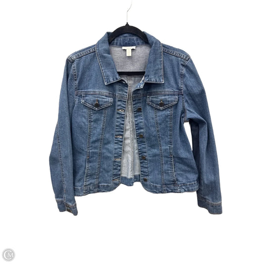 Jacket Denim By Charter Club In Blue Denim, Size: Mp