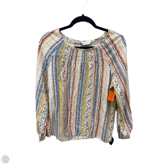 Top Long Sleeve By Christopher And Banks In Multi-colored, Size: Xl