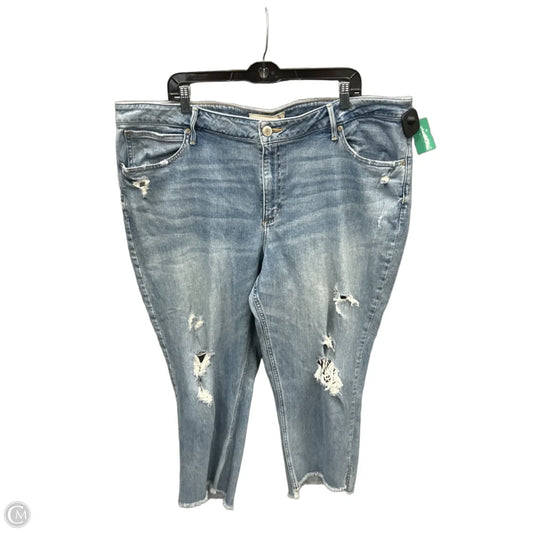 Jeans Straight By Maurices In Blue Denim, Size: 24