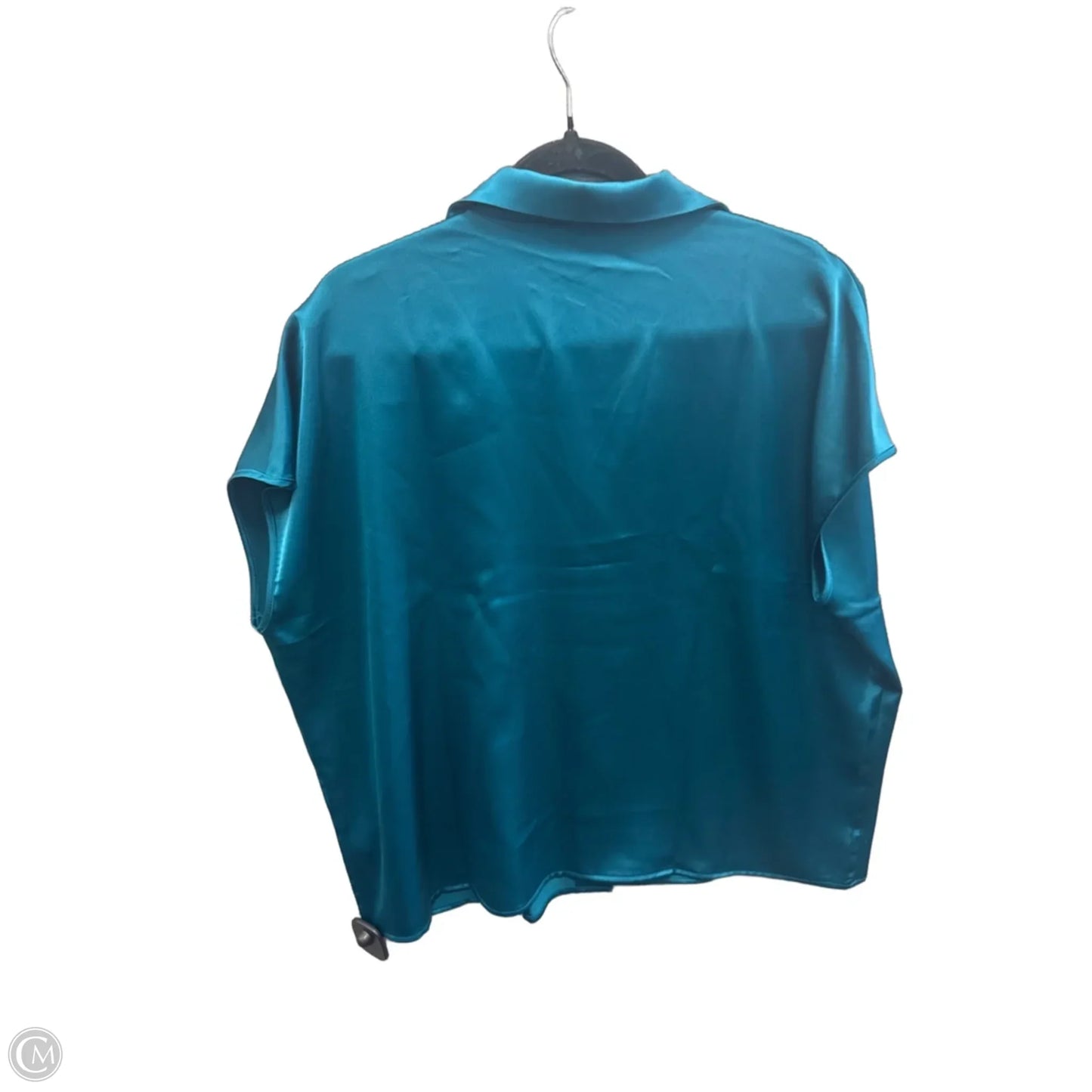Top Short Sleeve By Rachel Zoe In Blue, Size: Xl