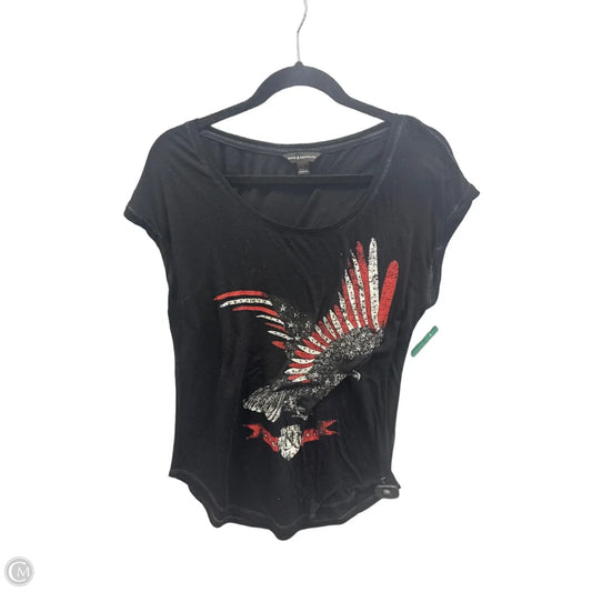 Top Short Sleeve By Rock And Republic In Black, Size: S