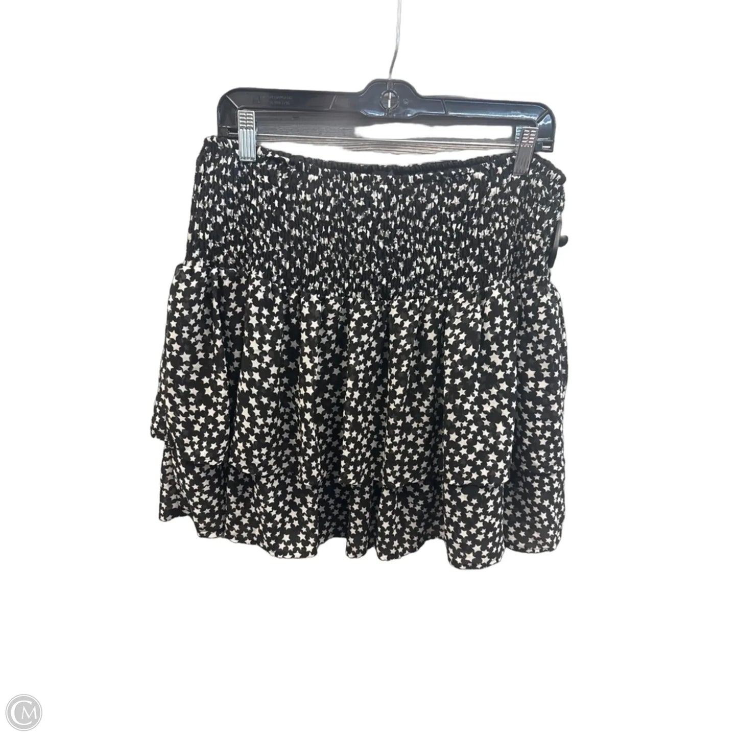 Skirt Mini & Short By Cliche In Black & White, Size: 14