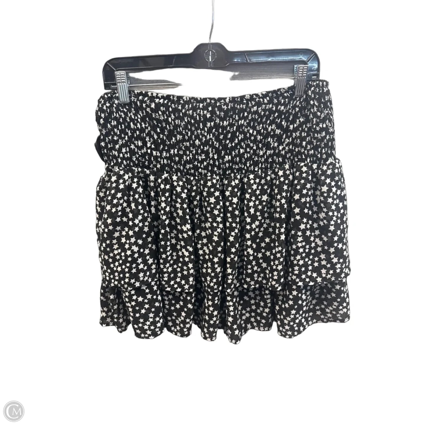 Skirt Mini & Short By Cliche In Black & White, Size: 14