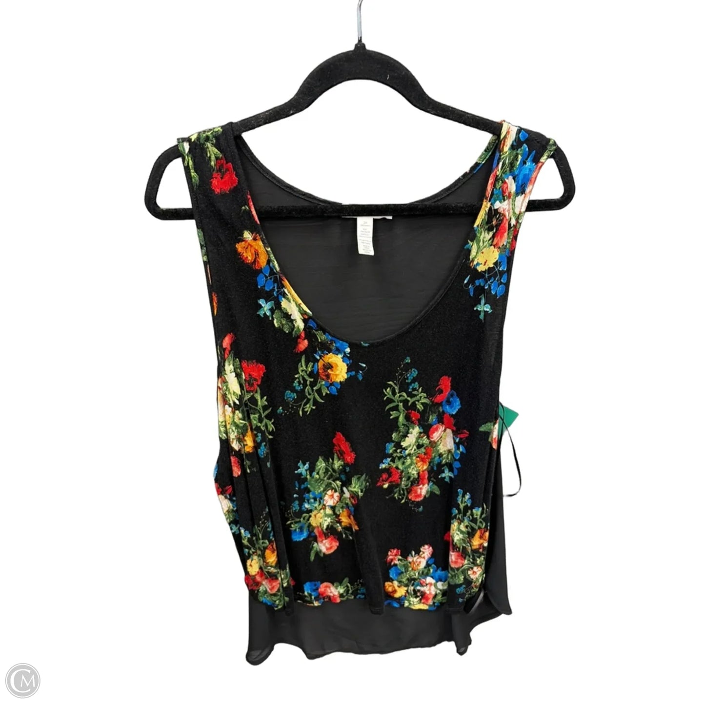 Top Sleeveless By Ambiance Apparel In Black, Size: 2x