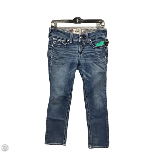 Jeans Straight By Ariat In Blue Denim, Size: 6