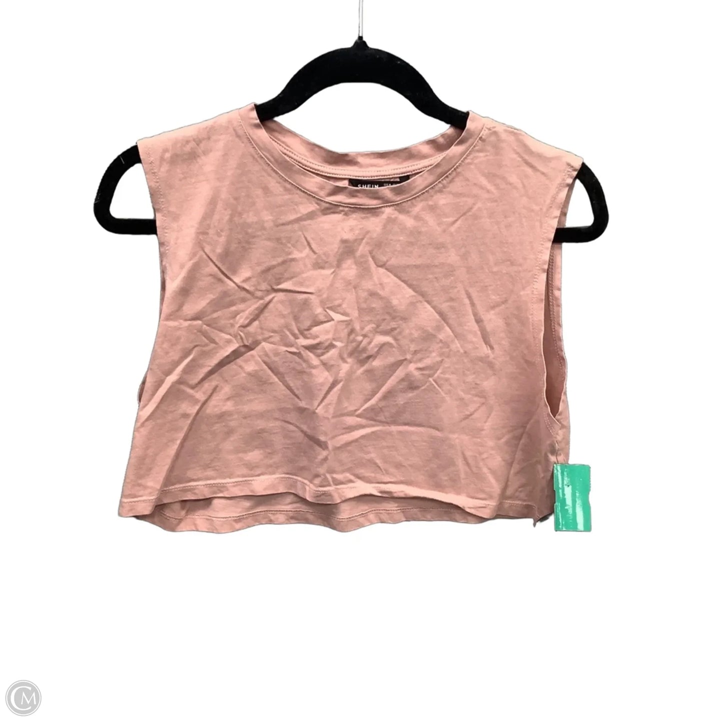 Top Sleeveless Basic By Shein In Pink, Size: M