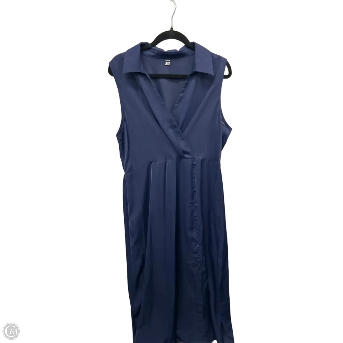 Dress Casual Maxi By Shein In Blue, Size: Xxl
