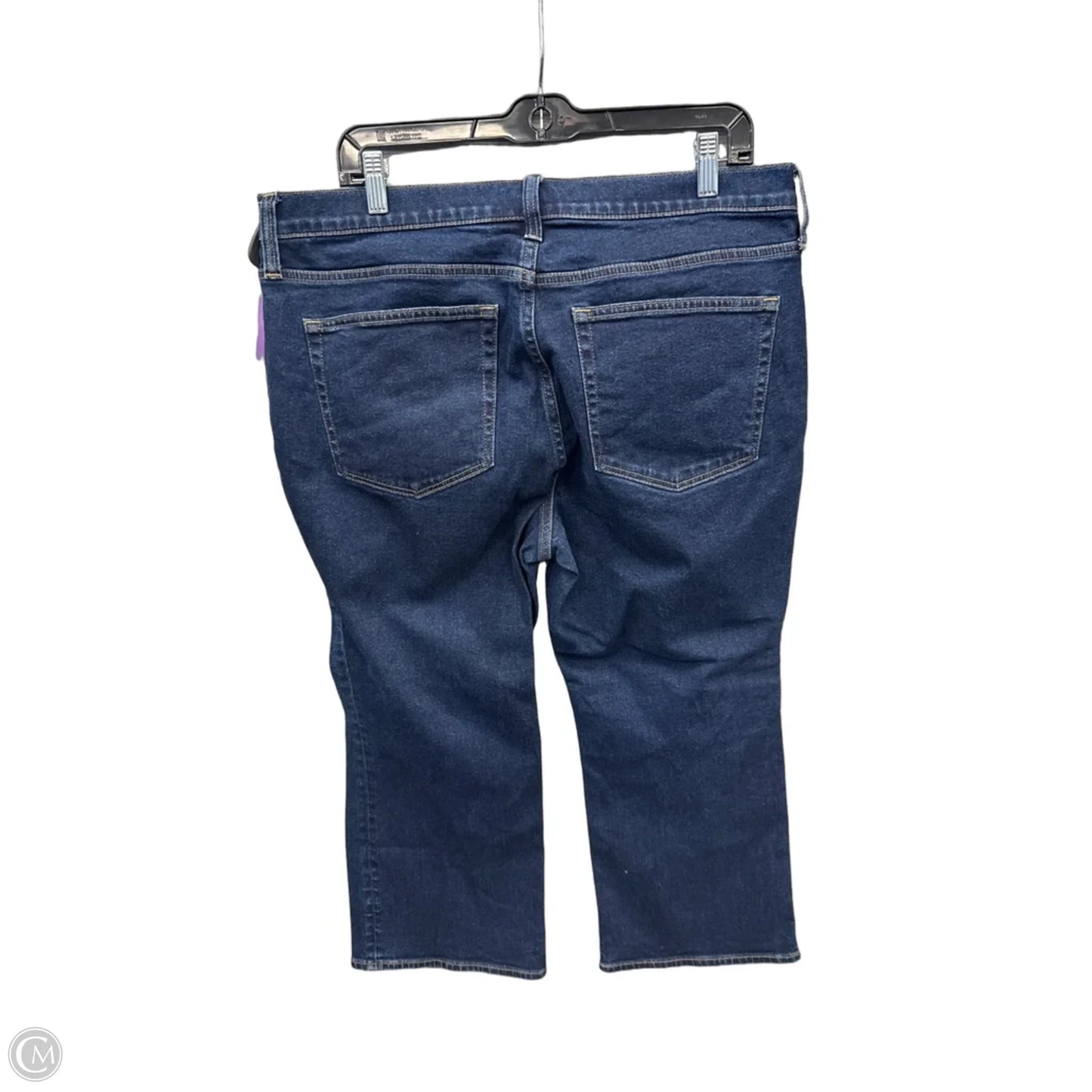 Jeans Cropped By J. Crew In Blue Denim, Size: 14p