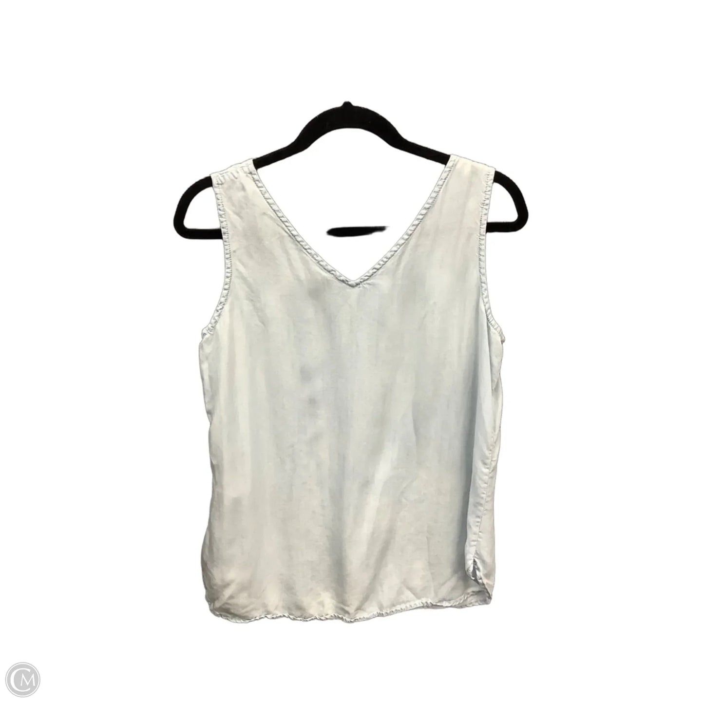 Top Sleeveless By Chicos In Blue, Size: M