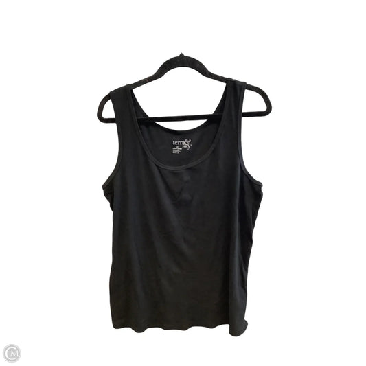 Tank Top By Terra & Sky In Black, Size: 1x