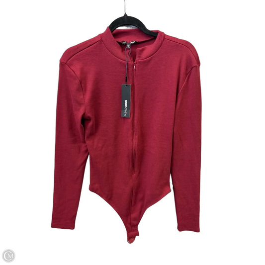 Bodysuit By Fashion Nova In Red, Size: Xl