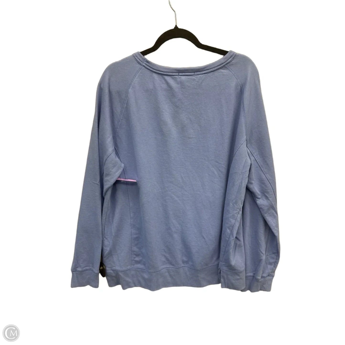Top Long Sleeve By Gap In Blue, Size: Xxl