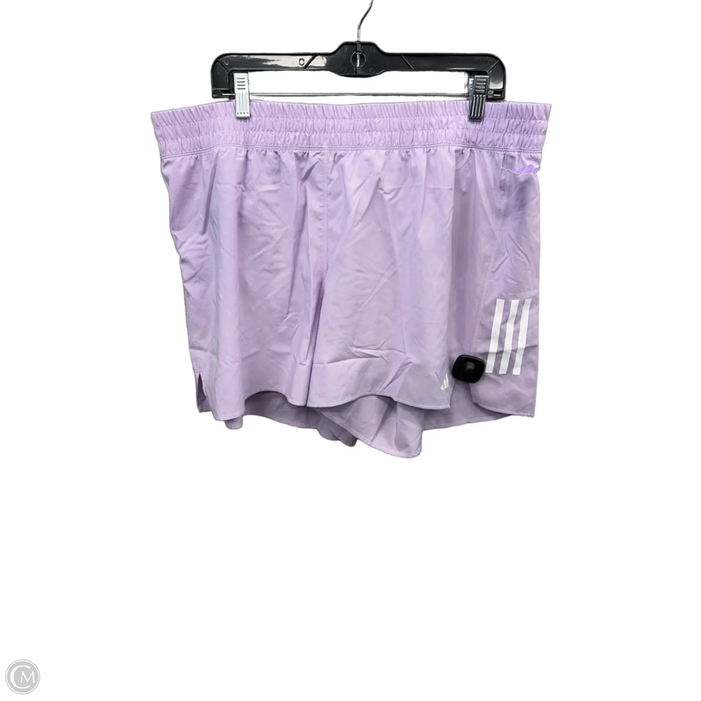 Athletic Shorts By Adidas In Purple, Size: 2x