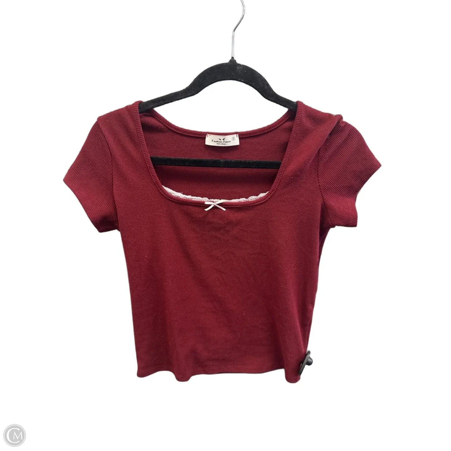 Top Short Sleeve By Clothes Mentor In Red, Size: S