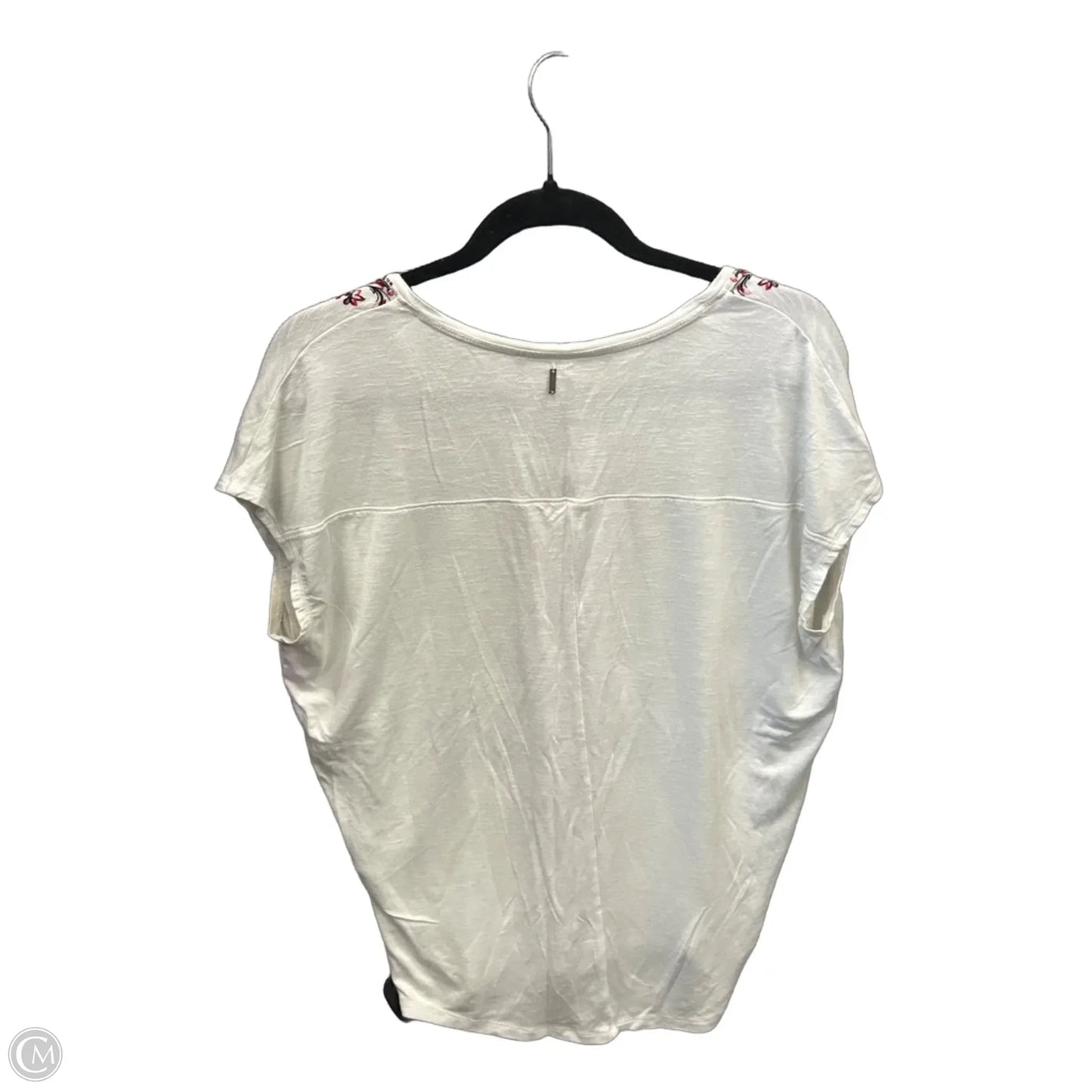 Top Short Sleeve By White House Black Market In White, Size: Xs