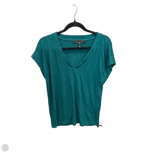 Top Short Sleeve Basic By White House Black Market In Green, Size: S