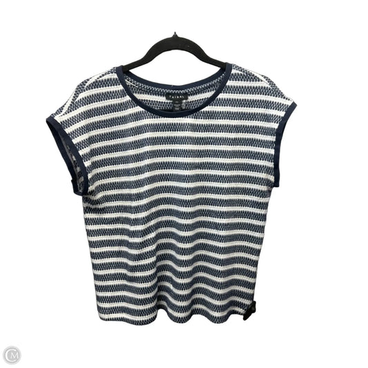 Top Short Sleeve By Tribal In Striped Pattern, Size: S