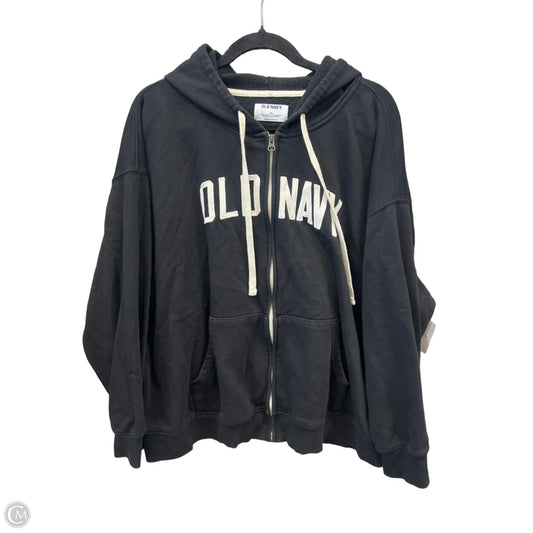 Sweatshirt Hoodie By Old Navy In Black, Size: Xxl