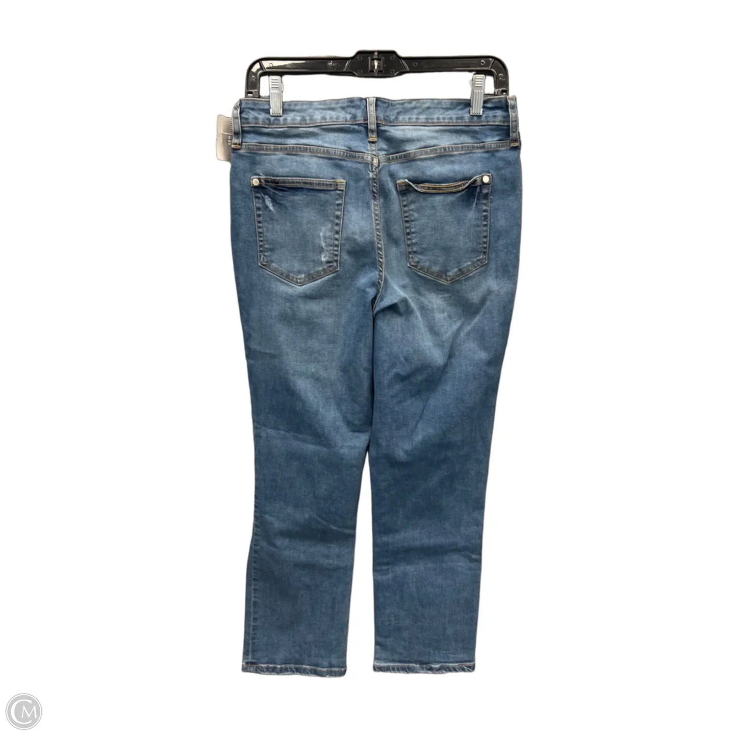 Jeans Straight By Jennifer Lopez In Blue Denim, Size: 12