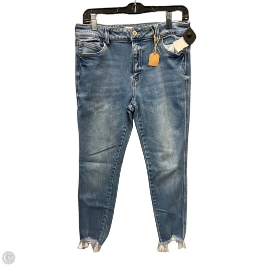 Jeans Skinny By Kancan In Blue Denim, Size: 10