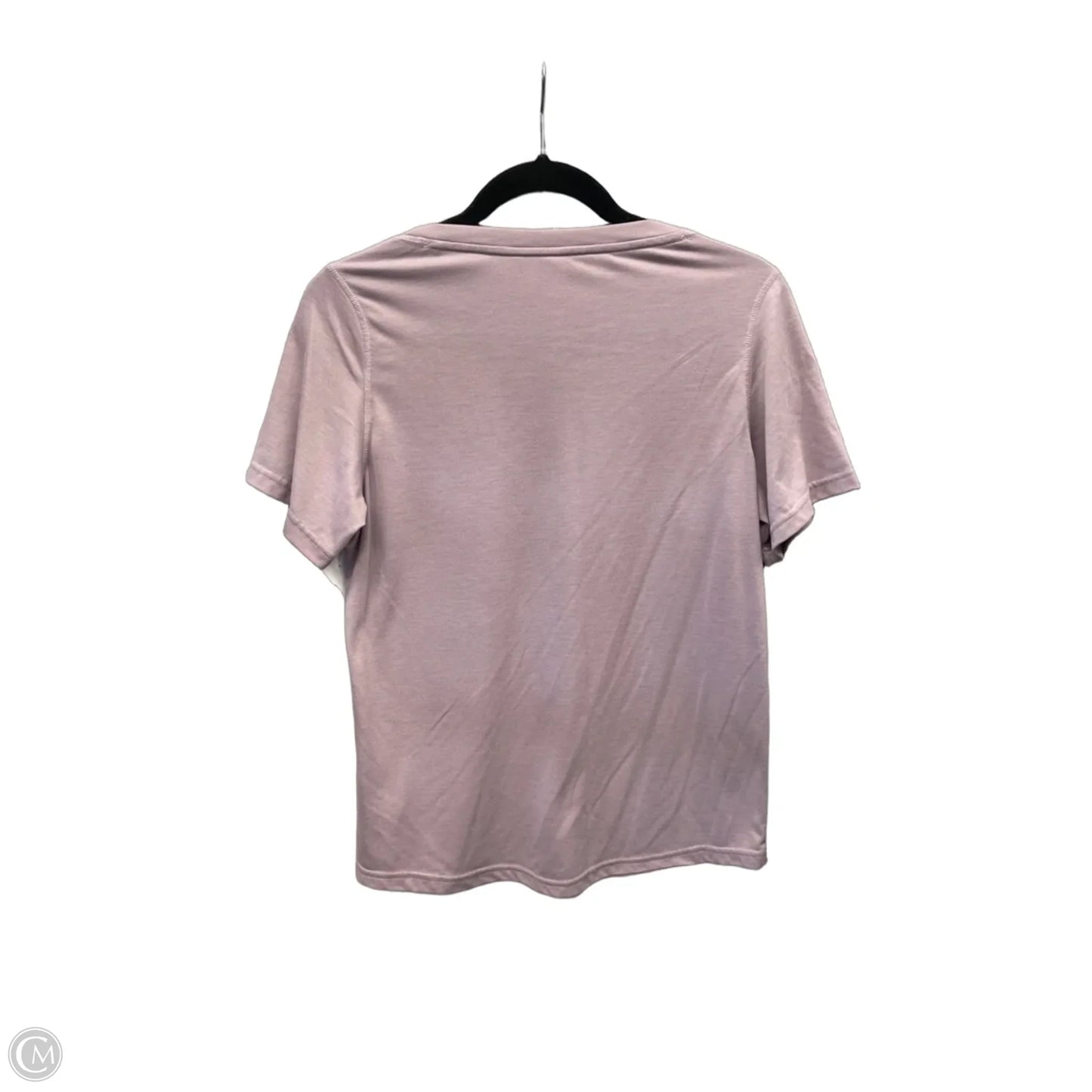 Athletic Top Short Sleeve By Adidas In Purple, Size: M