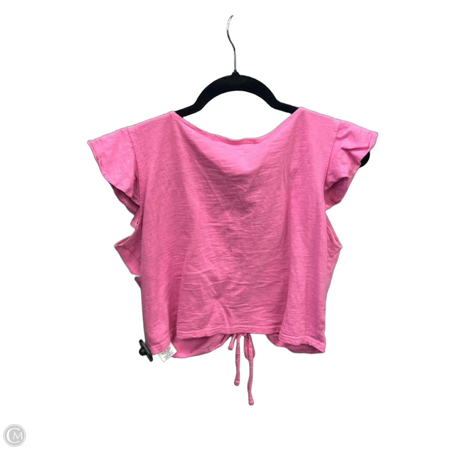 Top Short Sleeve By Celebrity Pink In Pink, Size: M