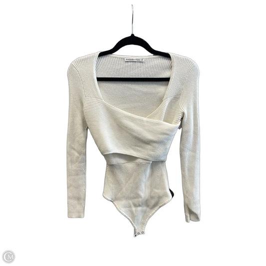 Bodysuit By Abercrombie And Fitch In White, Size: M